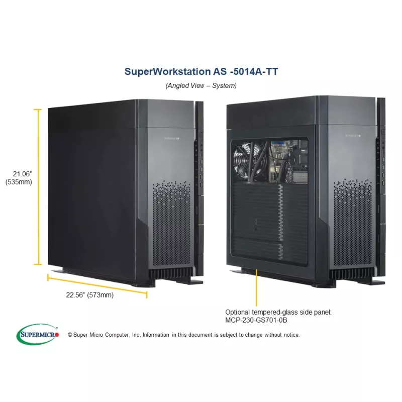 AS -5014A-TT Supermicro A SuperWorkstation -M12SWA-TF- CSE-GS7A-2000B--RoHS