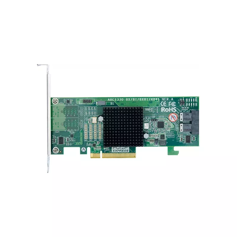ARC-1330-8I - 8 ports HBA SAS/SATA (Max 128HD) PCIe3.0x8 2xSFF-8643