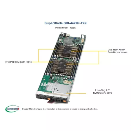  Supermicro SBI-4429P-T2N SBI-4429P-T2N  Blade node Supermicro 861,18 $