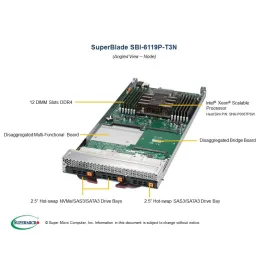  Supermicro SBI-6119P-T3N SBI-6119P-T3N Blade node Supermicro 848,24 $