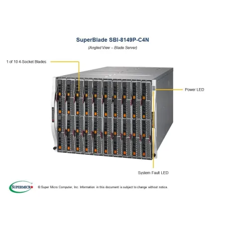  Supermicro SBI-8149P-C4N SBI-8149P-C4N Blade node Supermicro 2 187,06 $
