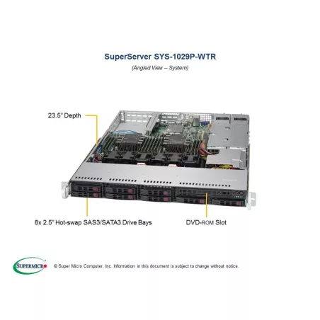 Supermicro SYS-1029P-WTR 1U (CSE-113AC2-R706WB2 X11DDW-L
