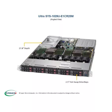 SYS-1029U-E1CR25M Supermicro Server