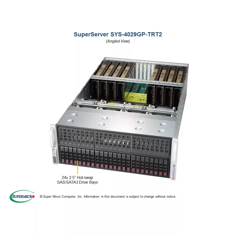 Supermicro SYS-4029GP-TRT2 (CSE-418GTS-R4000B X11DPG-OT-CPU)