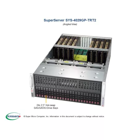 Supermicro SYS-4029GP-TRT2 (CSE-418GTS-R4000B X11DPG-OT-CPU)