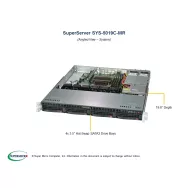 Supermicro SYS-5019C-MR 1U CSE-813MFTQ-R407CB X11SCM-F