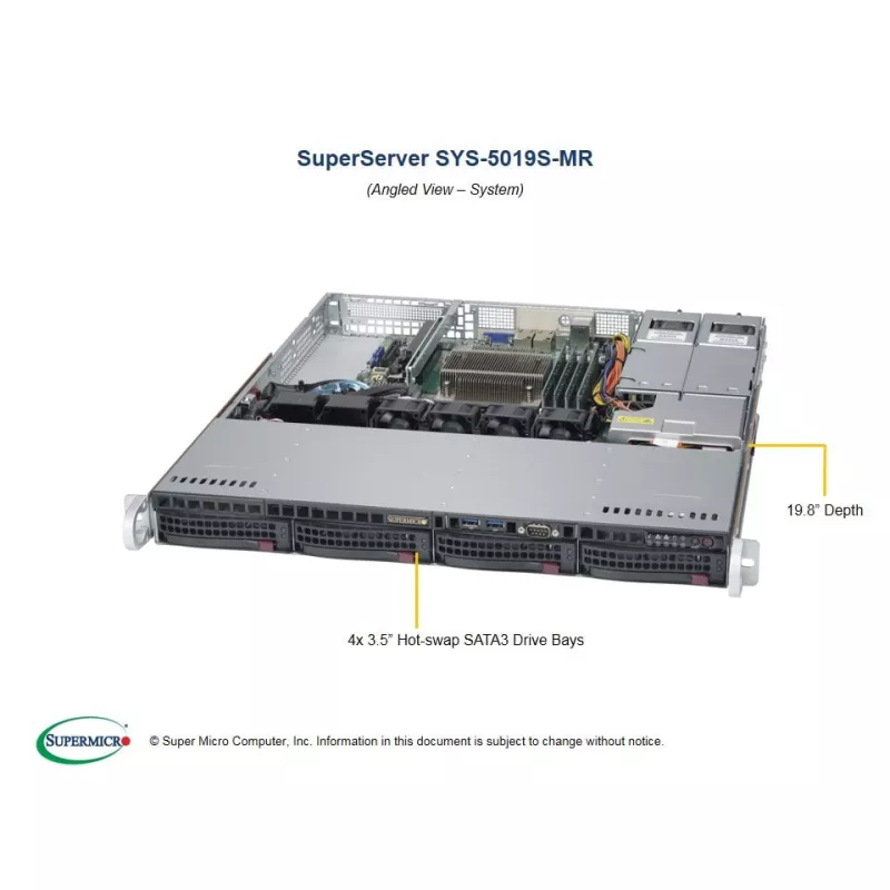 SYS-5019S-MR Supermicro Server
