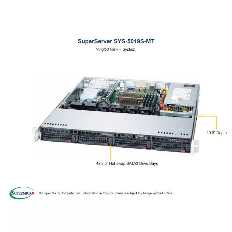 SYS-5019S-MT Supermicro Server