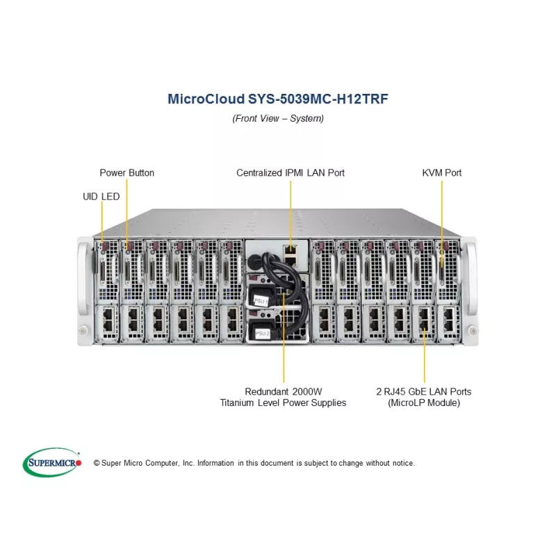 Supermicro SYS-5039MC-H12TRF 3U (CSE-939HC-R2K04BP 12x X11SCE-F )
