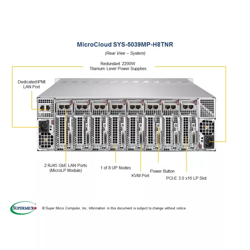 SYS-5039MP-H8TNR Supermicro Server