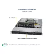 Supermicro SYS-6019P-WT 1U (CSE-815TQC-605WB X11DDW-L)