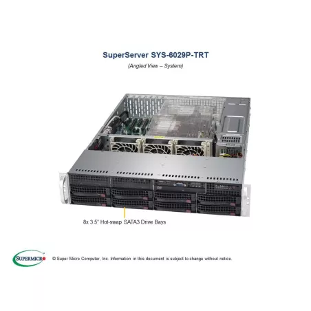 Supermicro SYS-6029P-TRT 2U (CSE-825TQC-R1K03LPB X11DPi-NT