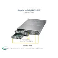 Supermicro SYS-6029TP-HC1R 2U (CSE-827HQ+-R2K20BP2 X11DPT-PS