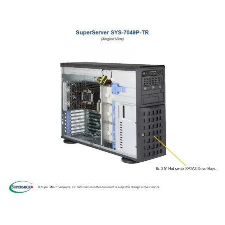 Supermicro SYS-7049P-TR 4U (CSE-745BAC-R1K28B2 X11DPi-N