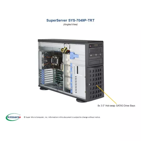 Supermicro SYS-7049P-TRT 4U (CSE-745BAC-R1K28B2 X11DPi-NT