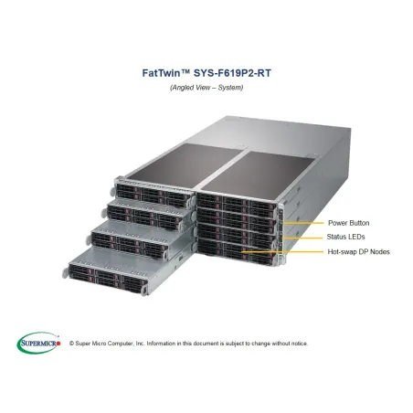  Supermicro SYS-F619P2-RT Supermicro SYS-F619P2-RT 4U (CSE-F418BC2-R2K20BP X11DPFR-S 11 071,18 $