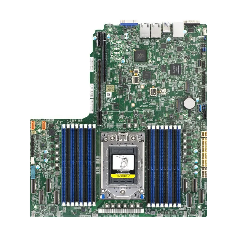 MBD-H12SSW-INR-O Supermicro H12 AMD UP platform w.EPYC SP3 ROME CPU SoC-16 DIMM DDR4