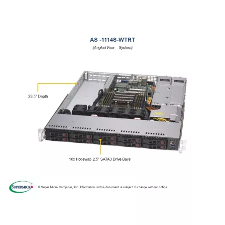 Système Supermicro CPU AMD AS -1114S-WTRT