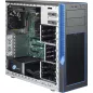 CSE-GS5A-753B Supermicro S5 Mid-Tower Chassis for SYS Assembly -Blue- W- 750W -PART-