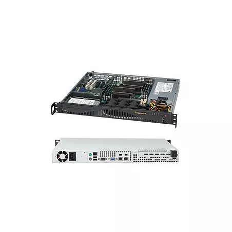 Châssis Supermicro CSE-512F-350B1