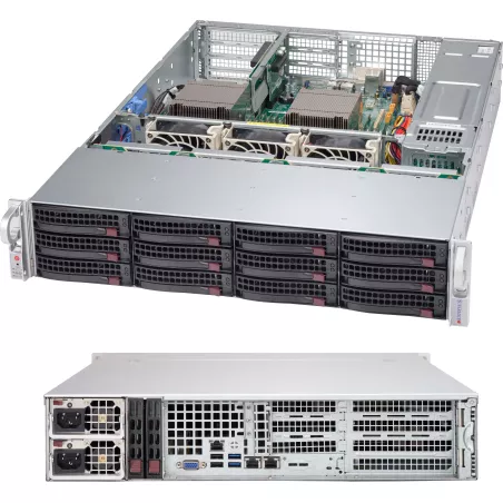 Supermicro CSE-826BA-R920WB Châssis Supermicro CSE-826BA-R920WB 1 131,76 $