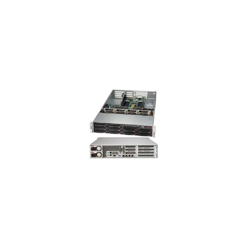 CSE-829BTQ-R920WB Supermicro Black 2U SC829BTQ WIO Chassis W- Redundant 920W