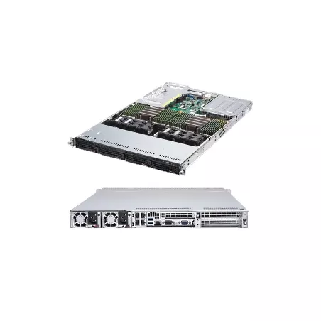 AS -1023US-TR4 Supermicro -EOL-H11DSU-IN 819UTS-R1K02P-T- AOC-UR-i4G- 1G 4Ports-