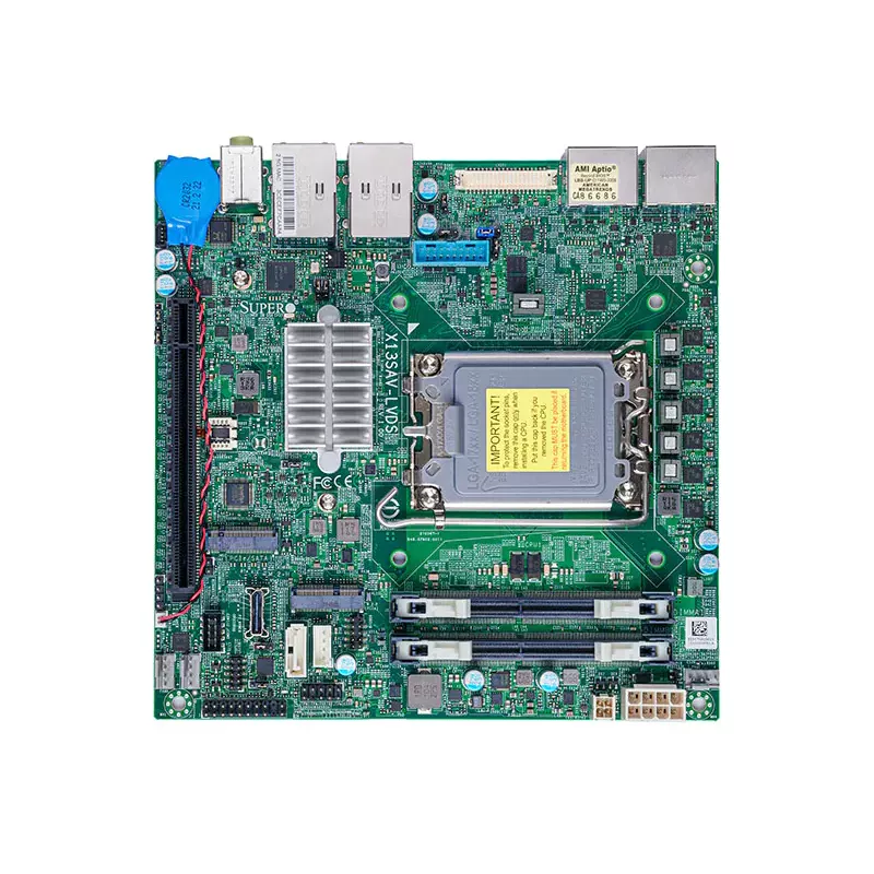 MBD-X13SAV-LVDS-O Supermicro X13SAV-LVDS- Mini ITX- Alder Lake PCH Q670E-LGA1700-PCIe