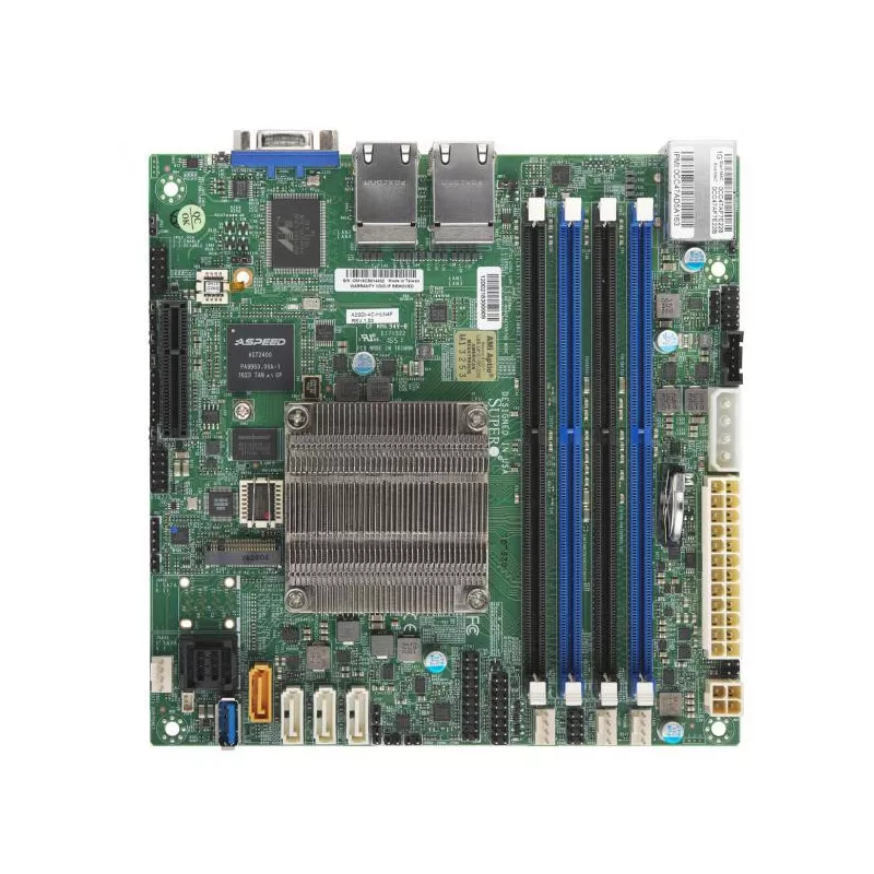 Supermicro A2SDi-4C-HLN4F mITX Atom C3558 4xDDR4 SATA 4xLAN 1GB M.2