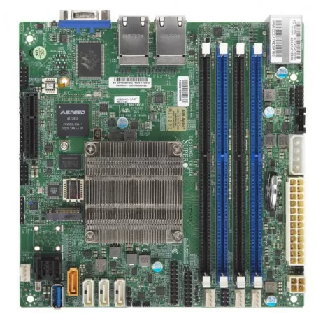 Supermicro A2SDi-4C-HLN4F mITX Atom C3558 4xDDR4 SATA 4xLAN 1GB M.2