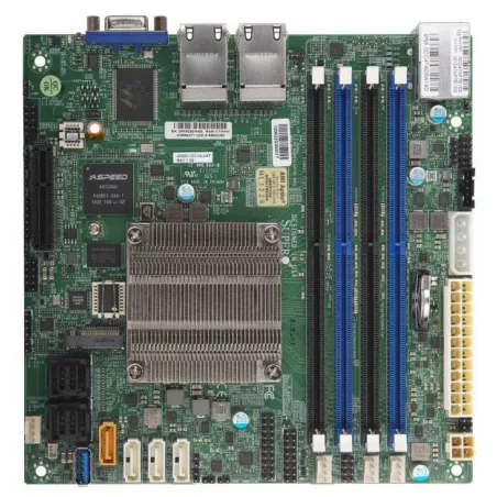 Supermicro A2SDi-12C-HLN4F mITX Atom C3858 4xDDR4 SATA 4xLAN 1GB M.2