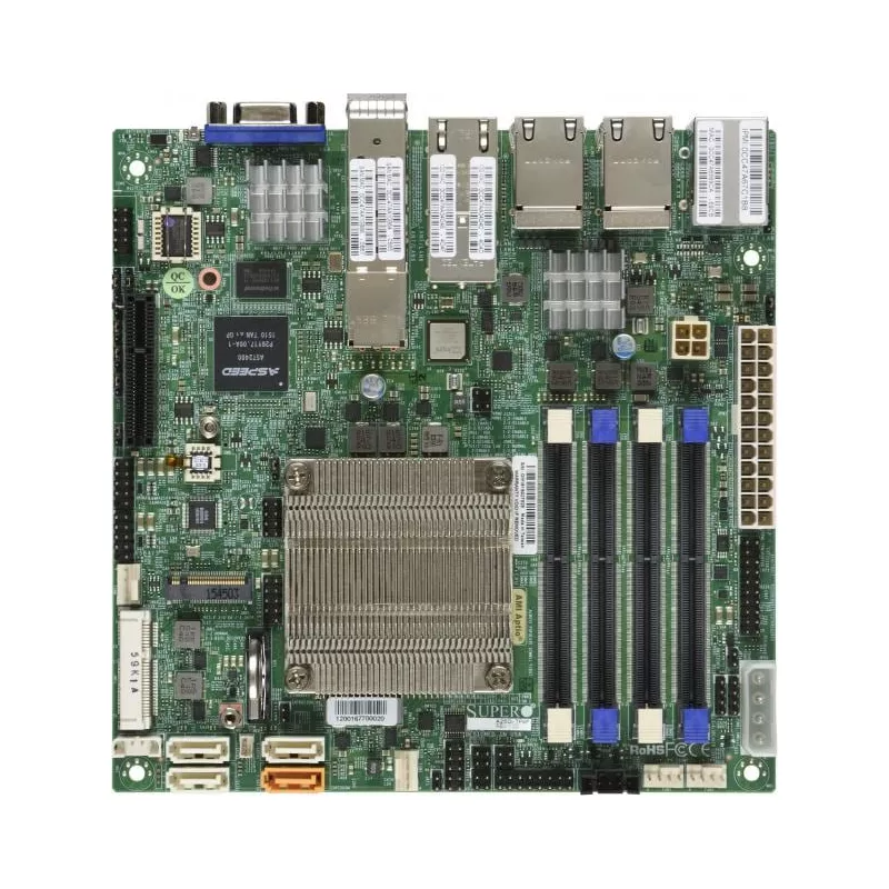 Supermicro A2SDi-TP8F miniITX Atom C3858 4xDDR4 SATA 4xLAN 10GB