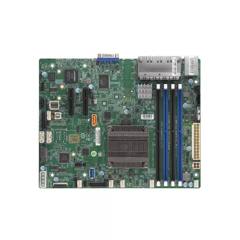 Supermicro A2SDV-4C-LN8F fATX Atom C3558 4xDDR4 SATA 8xLAN 1GB M.2