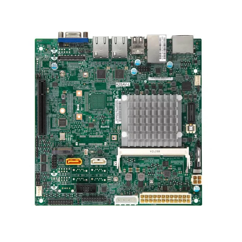 Supermicro A2SAV-2C-L mITX Atom E3930 1xDDR3 SODIMM SATA 2xLAN 1GB
