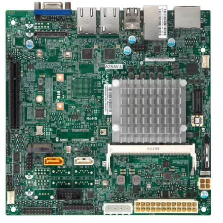 Supermicro A2SAV-2C-L mITX Atom E3930 1xDDR3 SODIMM SATA 2xLAN 1GB