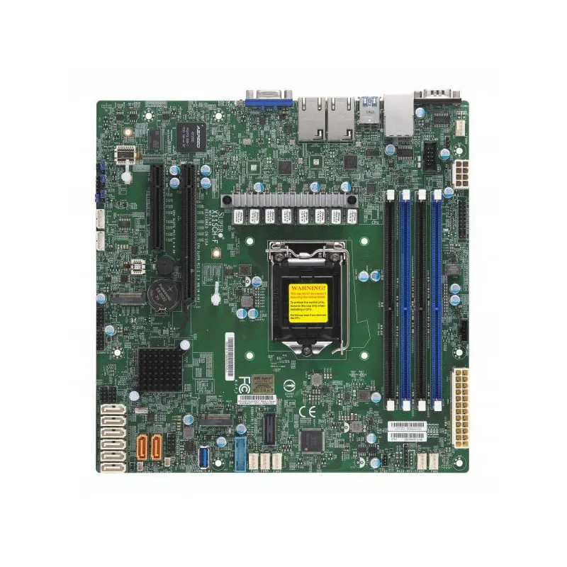Supermicro X11SCH-F-F uATX S1151 4xDDR4 UDIMM SATA M2 2xLAN 1GB