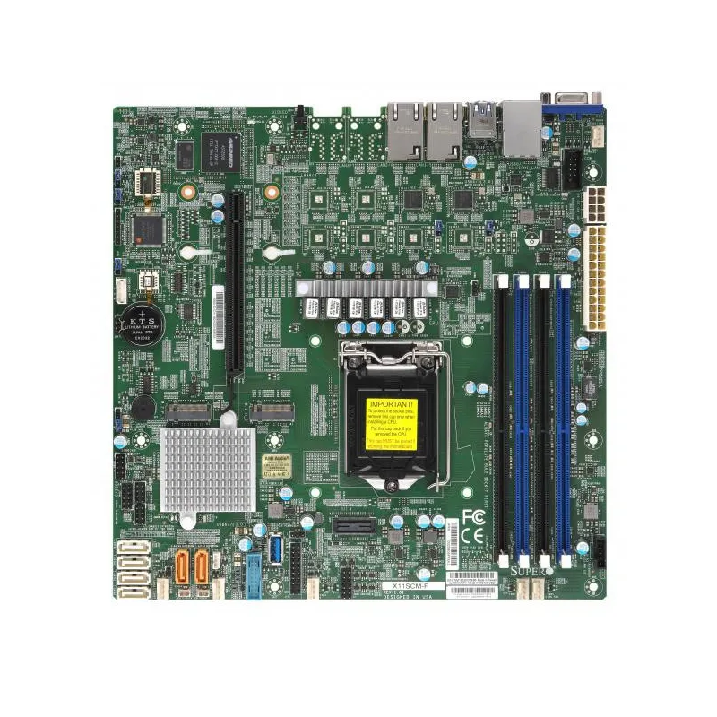 Supermicro X11SCM-F uATX S1151 4xDDR4 UDIMM SATA M2 2xLAN 1GB