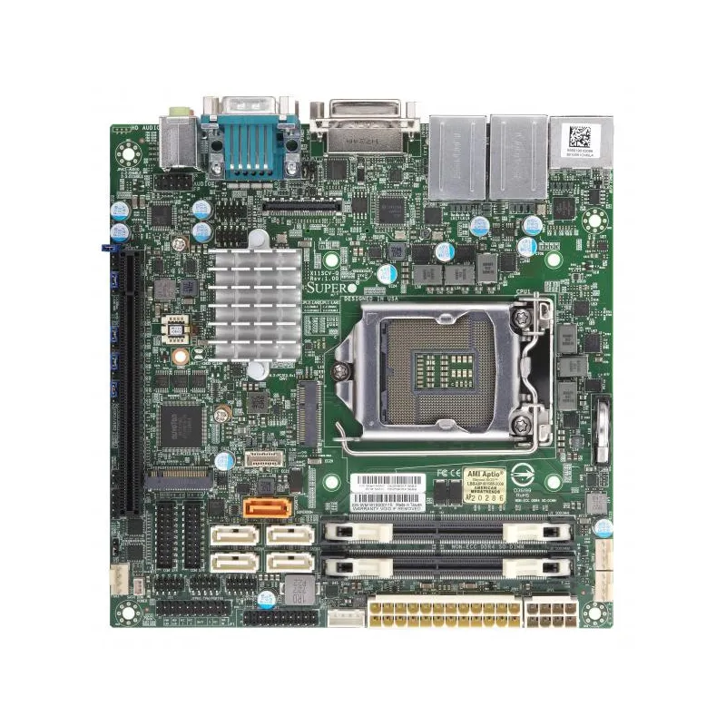 Supermicro X11SCV-Q mITX S1151 2xDDR4 SATA 2xLAN 1GB