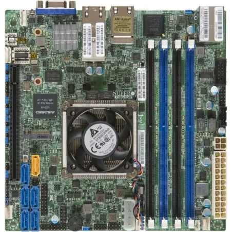 Supermicro MBD-X10SDV-TLN4F Supermicro X10SDV-TLN4F mITX D1541 4xDDR4 SATA M2 2xLAN 1GB 2xLAN 10G 1 087,06 $
