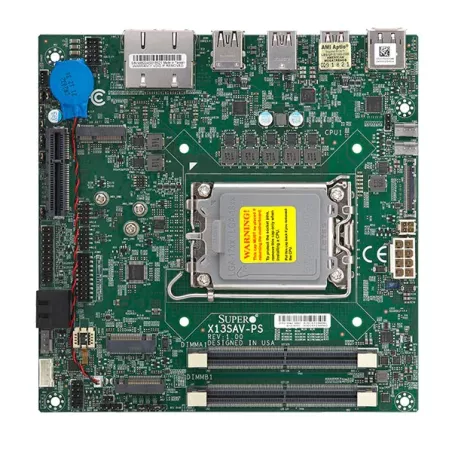 MBD-X13SAV-PS-O Supermicro X13SAV-PS- Mini ITX- Alder Lake SoC-LGA1700- PCIe x4