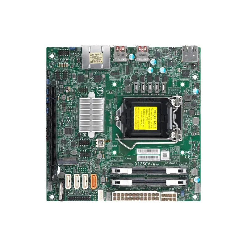 MBD-X12SCV-W-B Supermicro X12SCV-W- Mini ITX- Comet LakePCHW480E-LGA1200-PCIex16-D