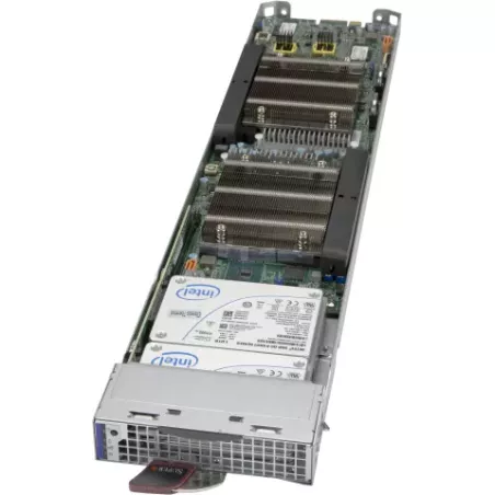 MBI-6219M-2N Supermicro Dual E-2100 per blade support up to 4x2.5 NVMe