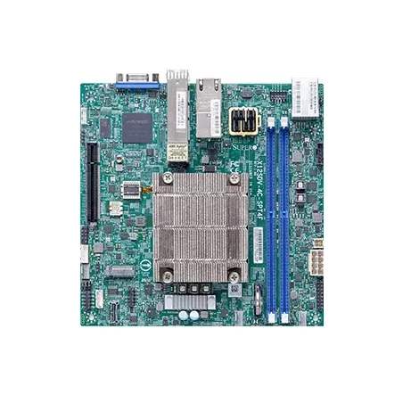 MBD-X12SDV-8C-SPT4FEmbedded miniITX,Xeon ICX-D,Dual 25G SFP28,Dual 10GBase-