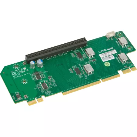 RSC-U2N4-6 Supermicro 2U Ultra Riser Card with 4 NVME and PCI-Ex16-RoHS-REACH