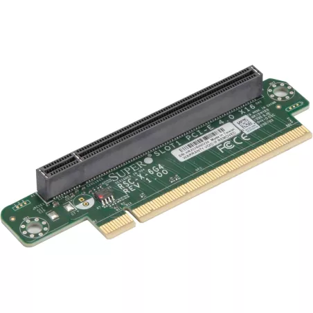 RSC-X-6G4 Supermicro 1U LHS Storage riser card with one PCI-E 4.0 x16 slot-HF-RoH