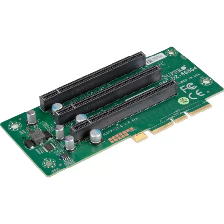 RSC-D2-668G4 Supermicro 2U LHS DCO Riser card with two PCI-E 4.0 x16 and one PCI-E