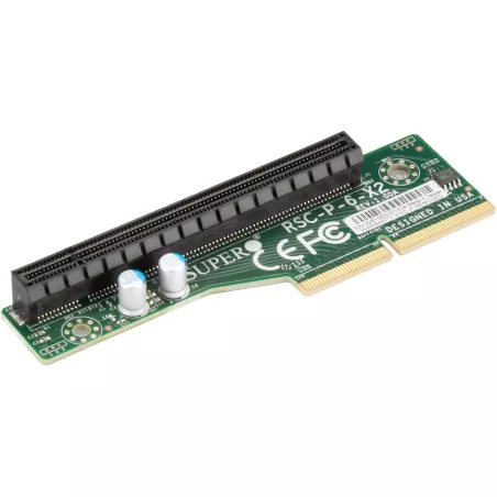 RSC-P-6-X2 Supermicro 1U LHS TwinPro riser card with one PCI-E 4.0 x16 slot-HF-RoH
