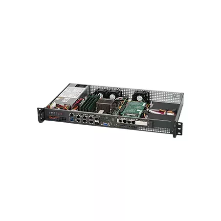 Supermicro SYS-5018D-FN8T 1U CSE-505-203B + X10SDV-TP8F + PWS-203-1H 